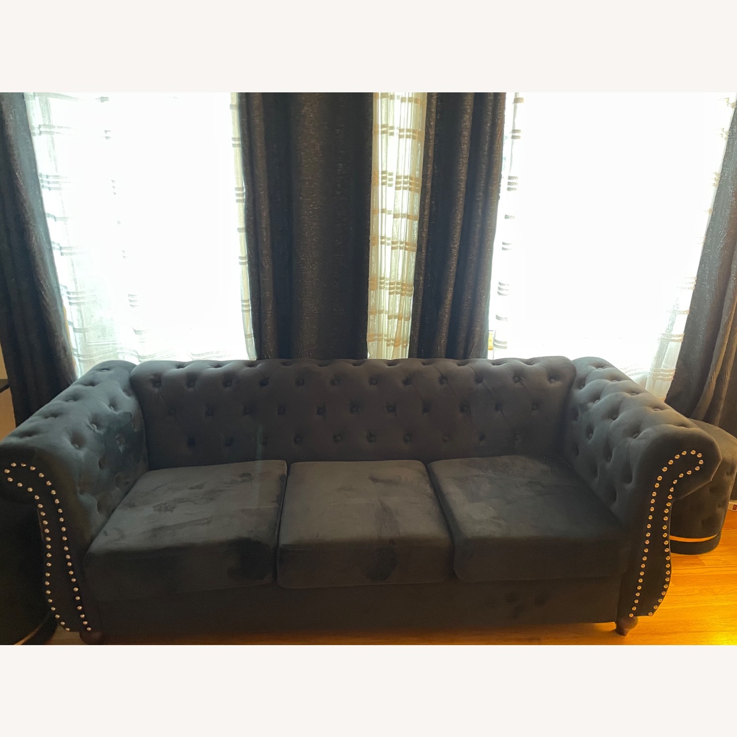 Wayfair Gosser 82.6'' Velvet Sofa - image-4