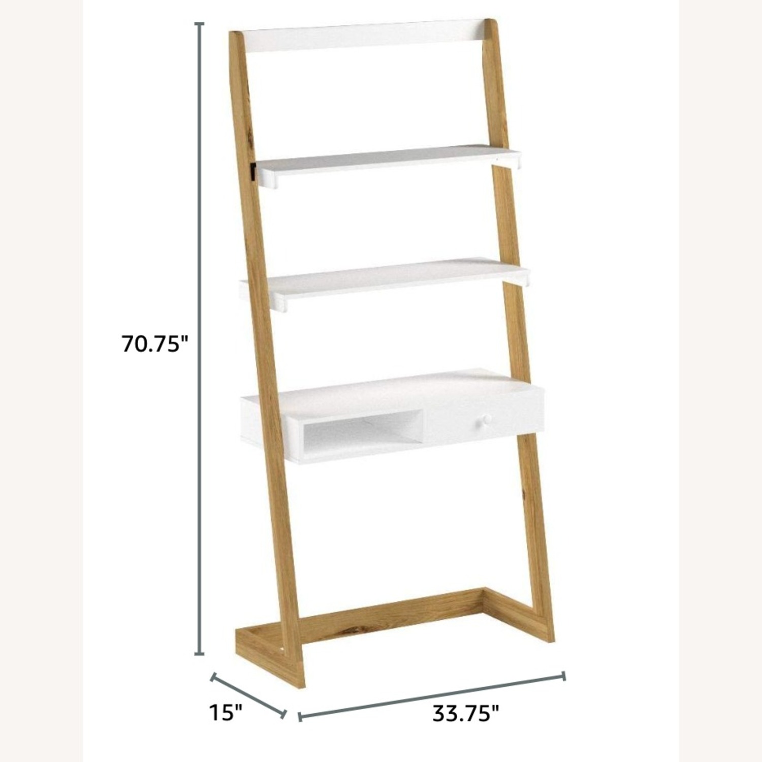 White Wood Desk - image-2