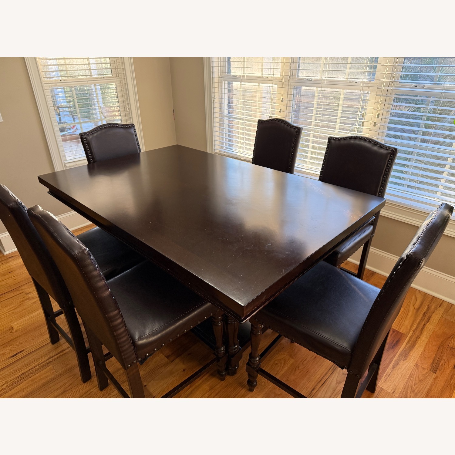 Dark Brown Dining Set - image-1