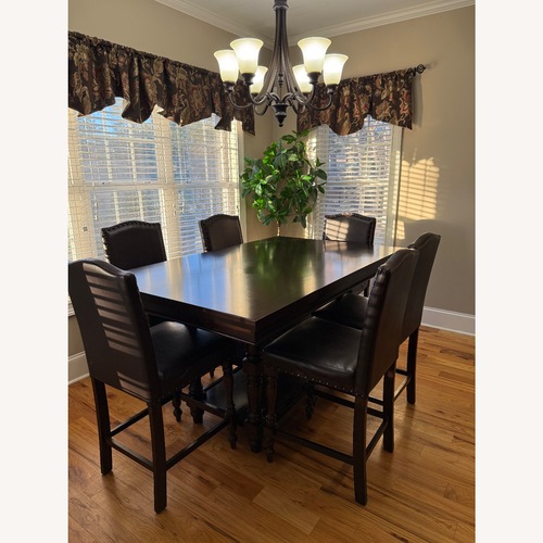 Used Dark Brown Dining Set for sale on AptDeco