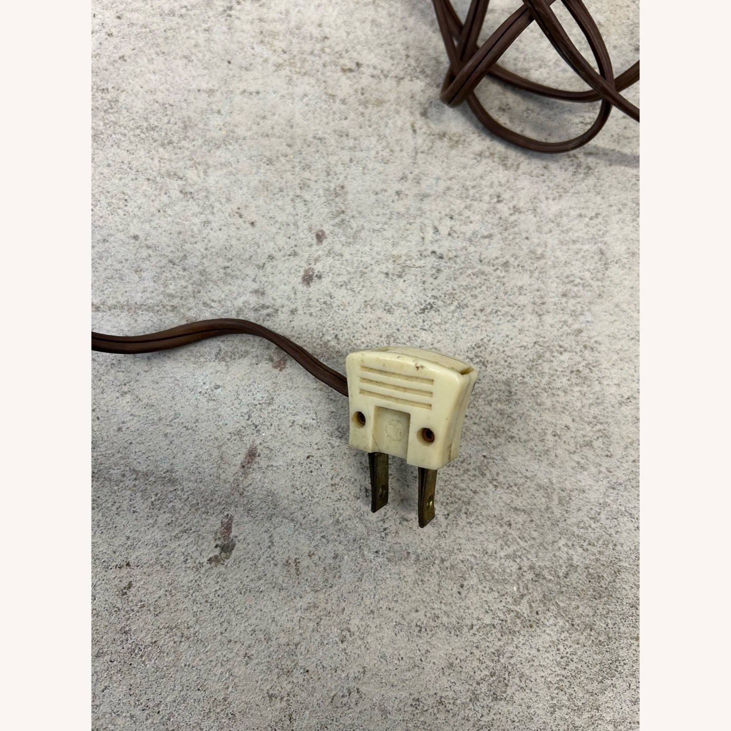 Mid Century Modern Floor Lamp with Brass Accents - image-22