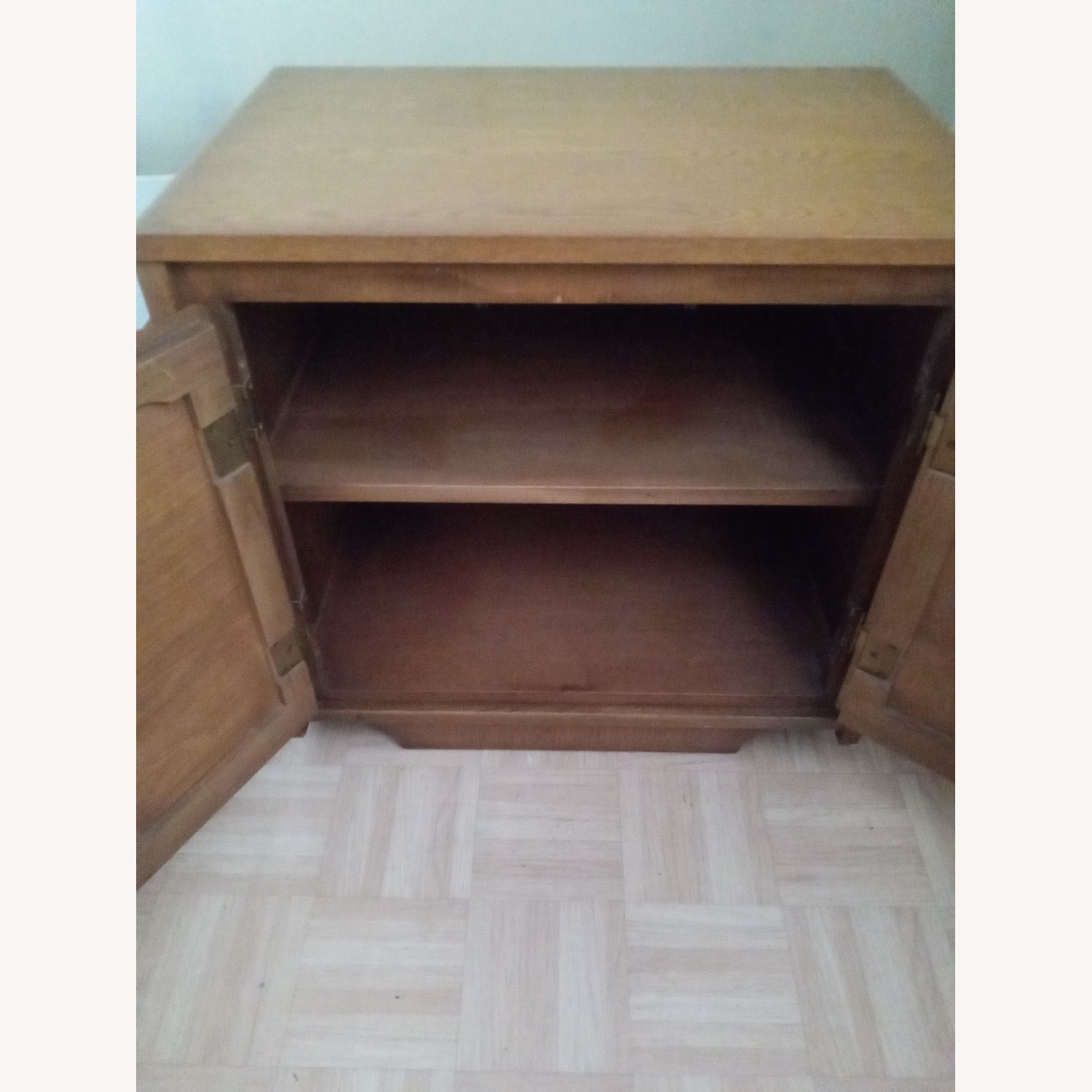 Brown Wood Antique Nightstand - image-5