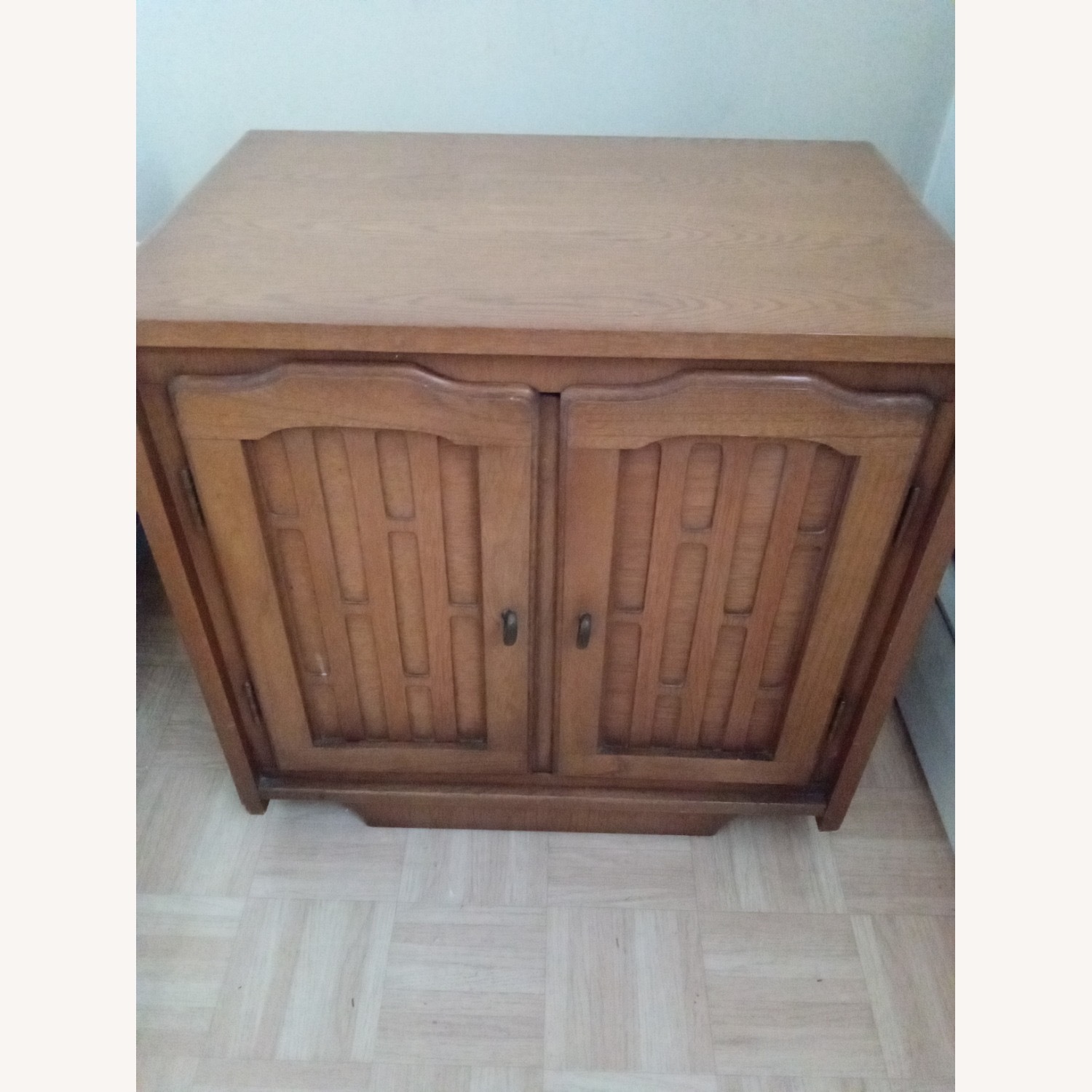 Brown Wood Antique Nightstand - image-0