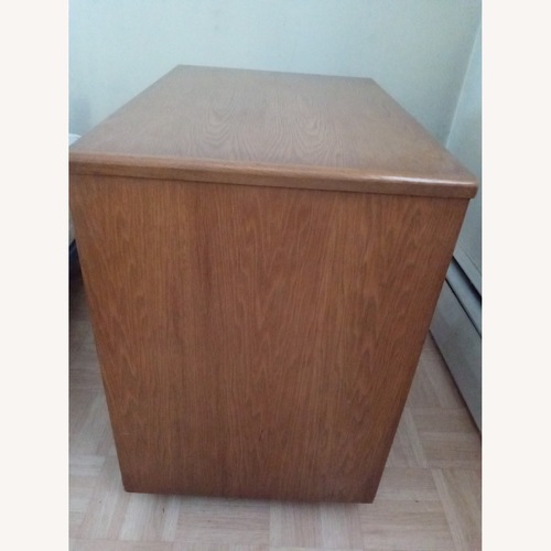 Used Brown Wood Antique Nightstand for sale on AptDeco