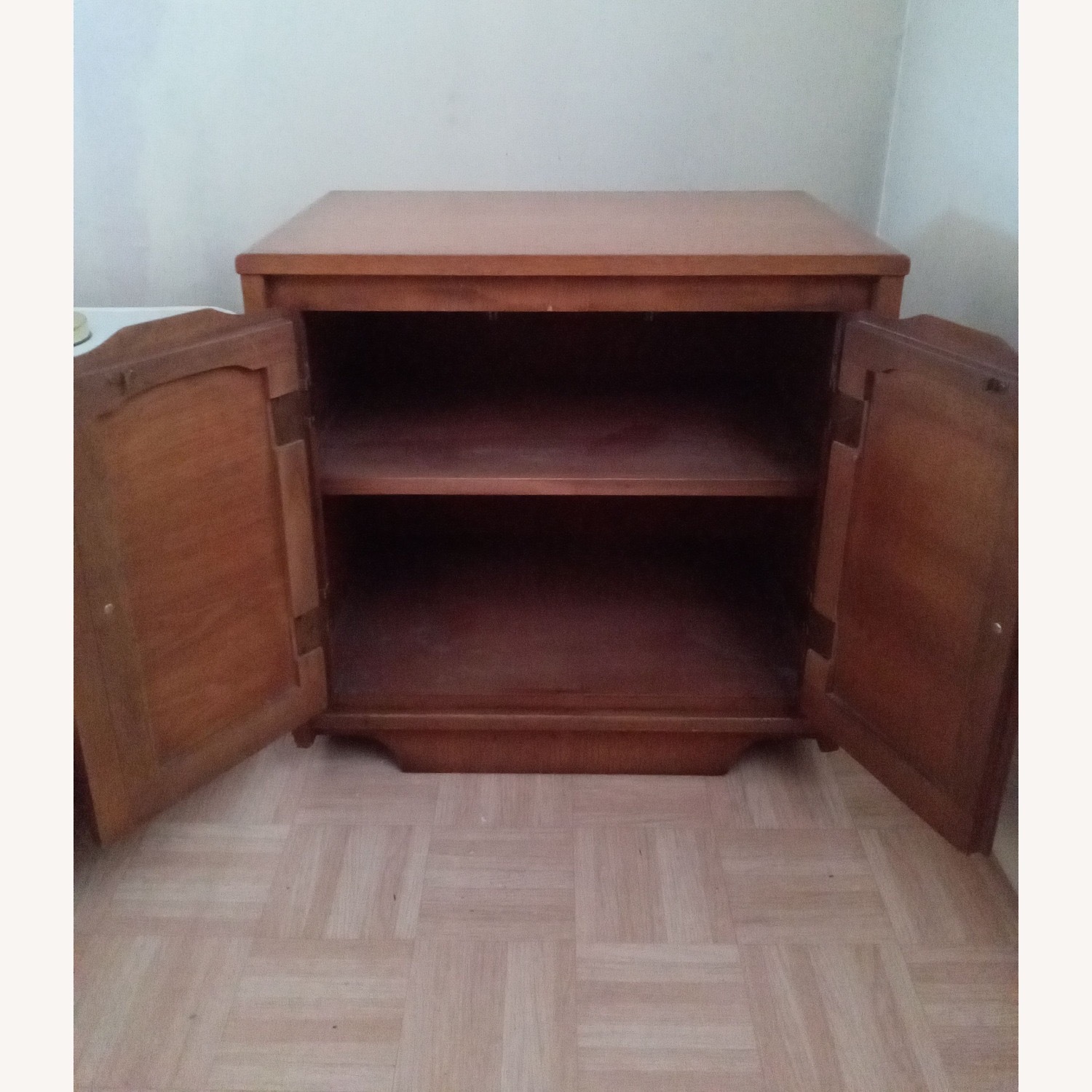 Brown Wood Antique Nightstand - image-2