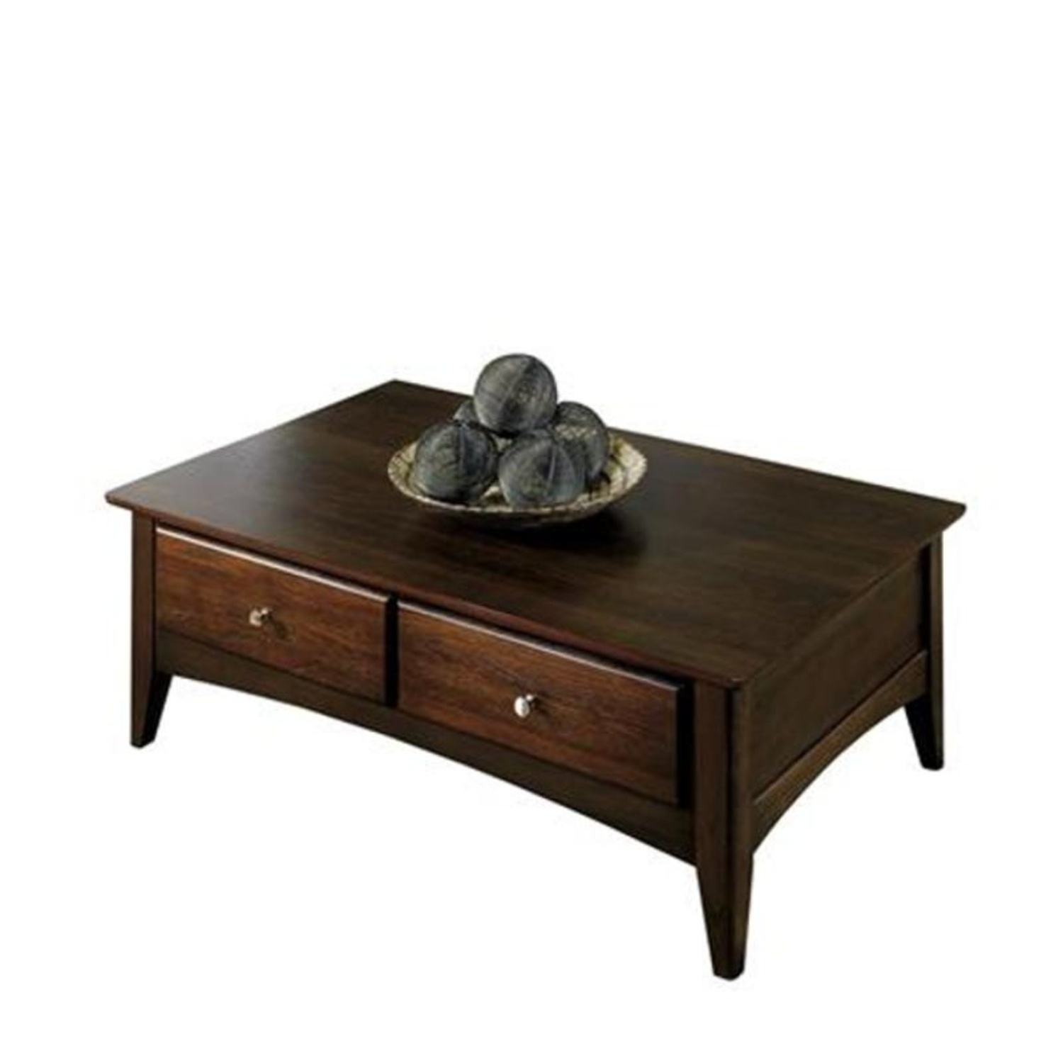 Brown Wood Coffee Table - image-0
