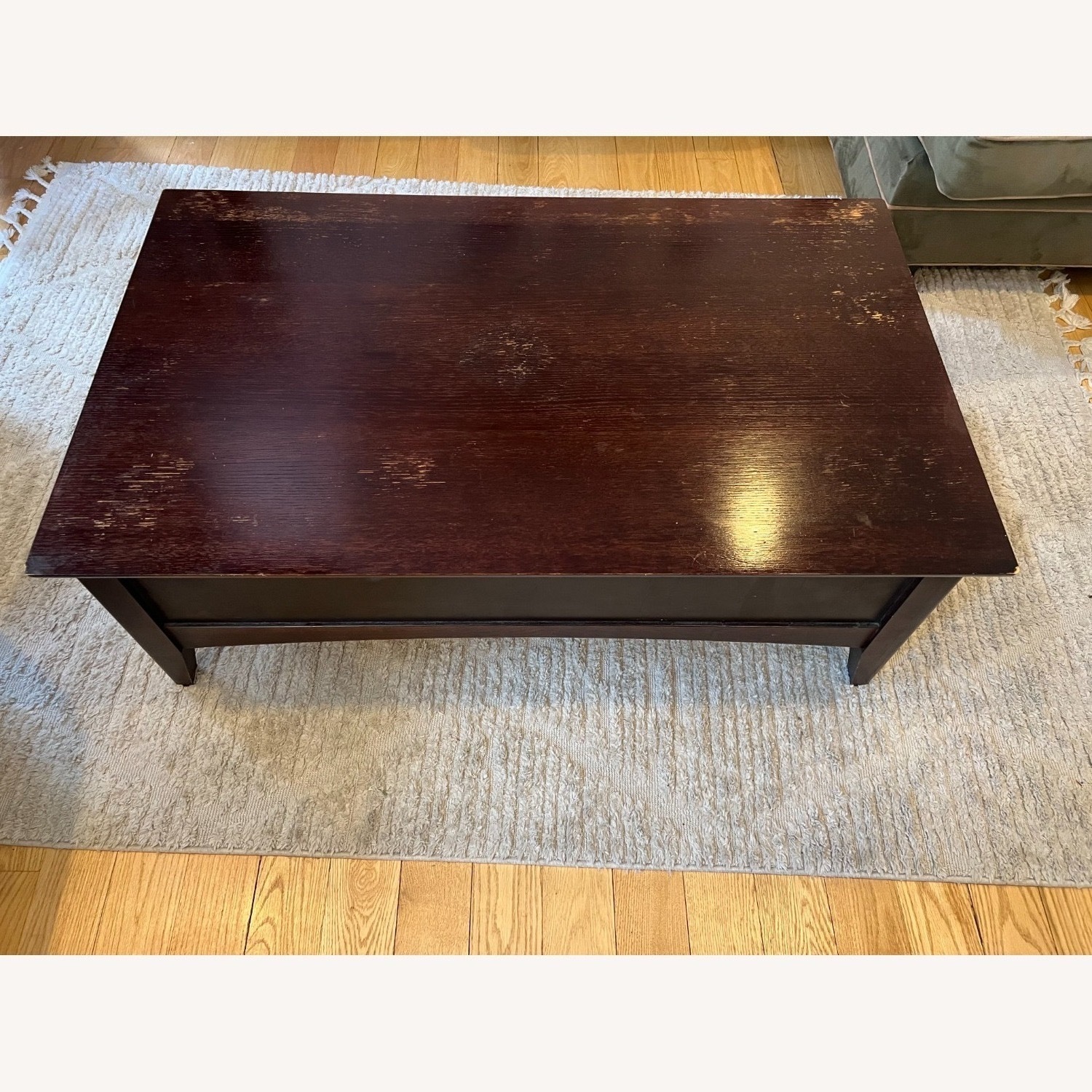 Brown Wood Coffee Table - image-3