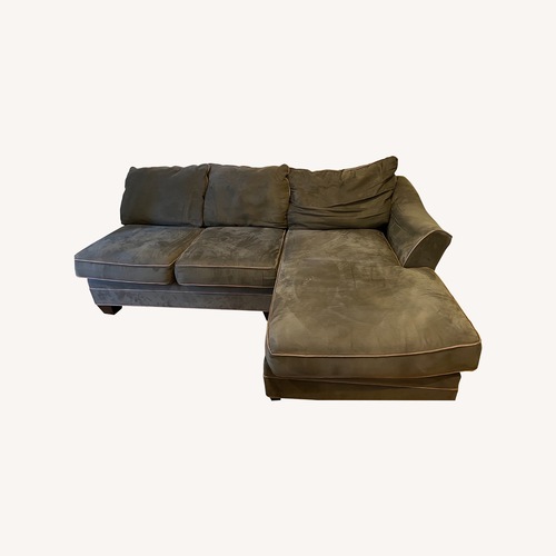 Used H.M. Richards Green Sectional for sale on AptDeco