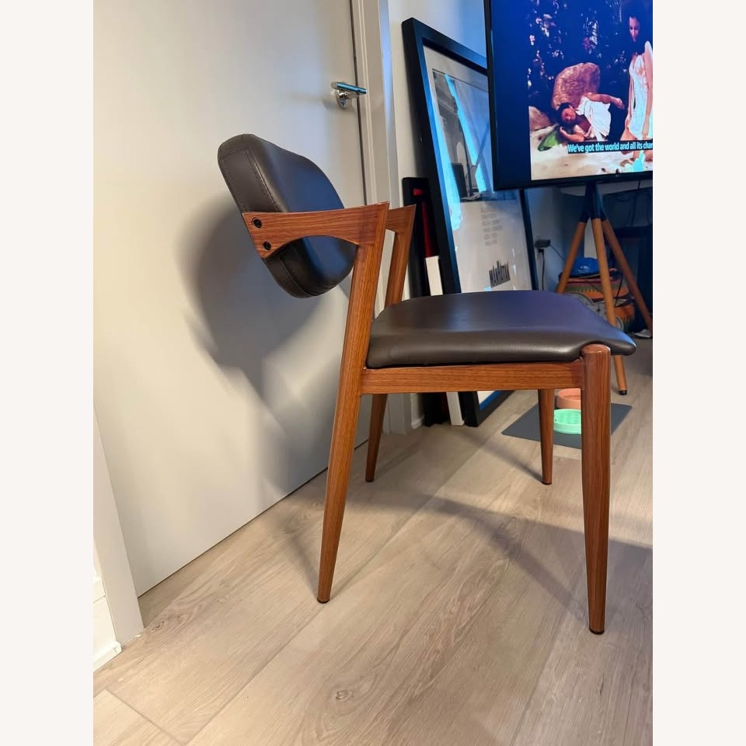 HD Buttercup MCM Brown Dining Chairs - image-1