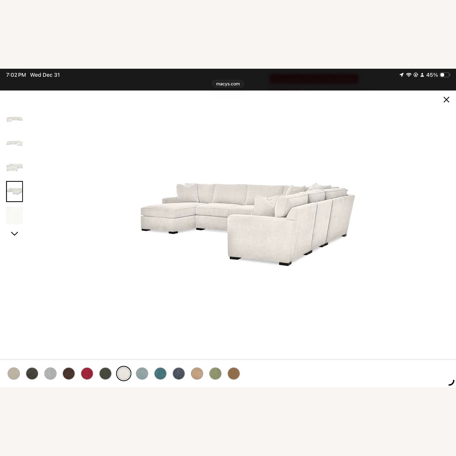 Radley 5pc Chaise Sectional Rt Arm Facing - image-4