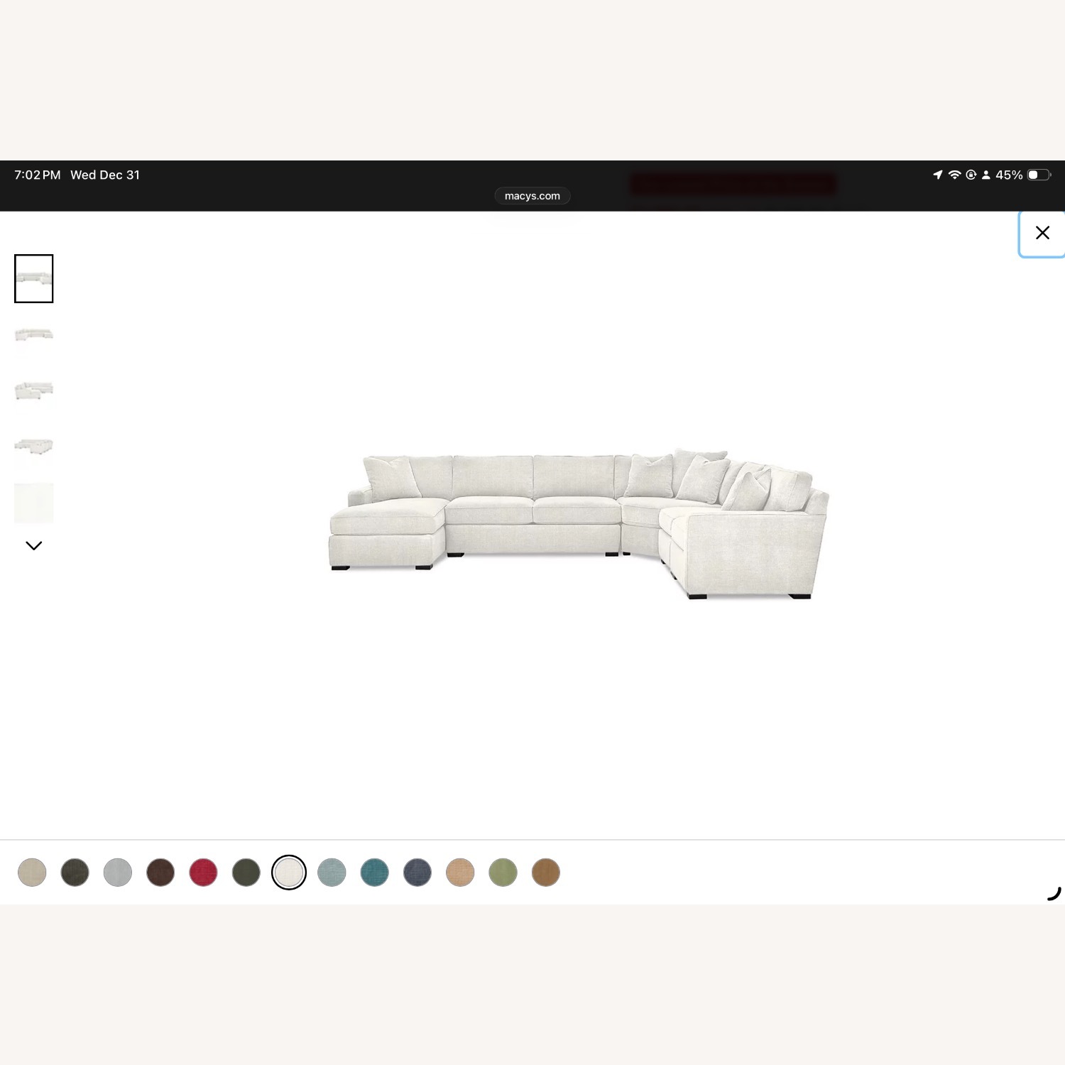 Radley 5pc Chaise Sectional Rt Arm Facing - image-5