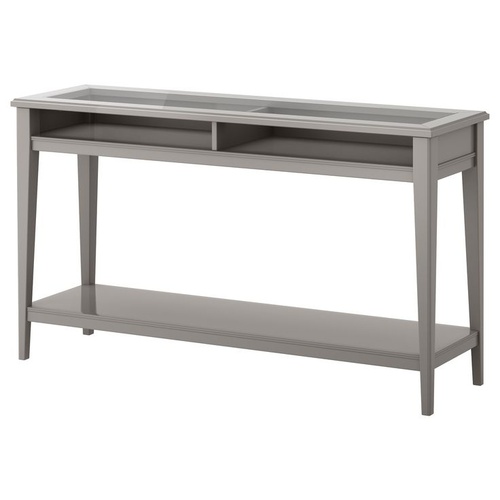 Used IKEA Liatorp Light Gray Console Table for sale on AptDeco