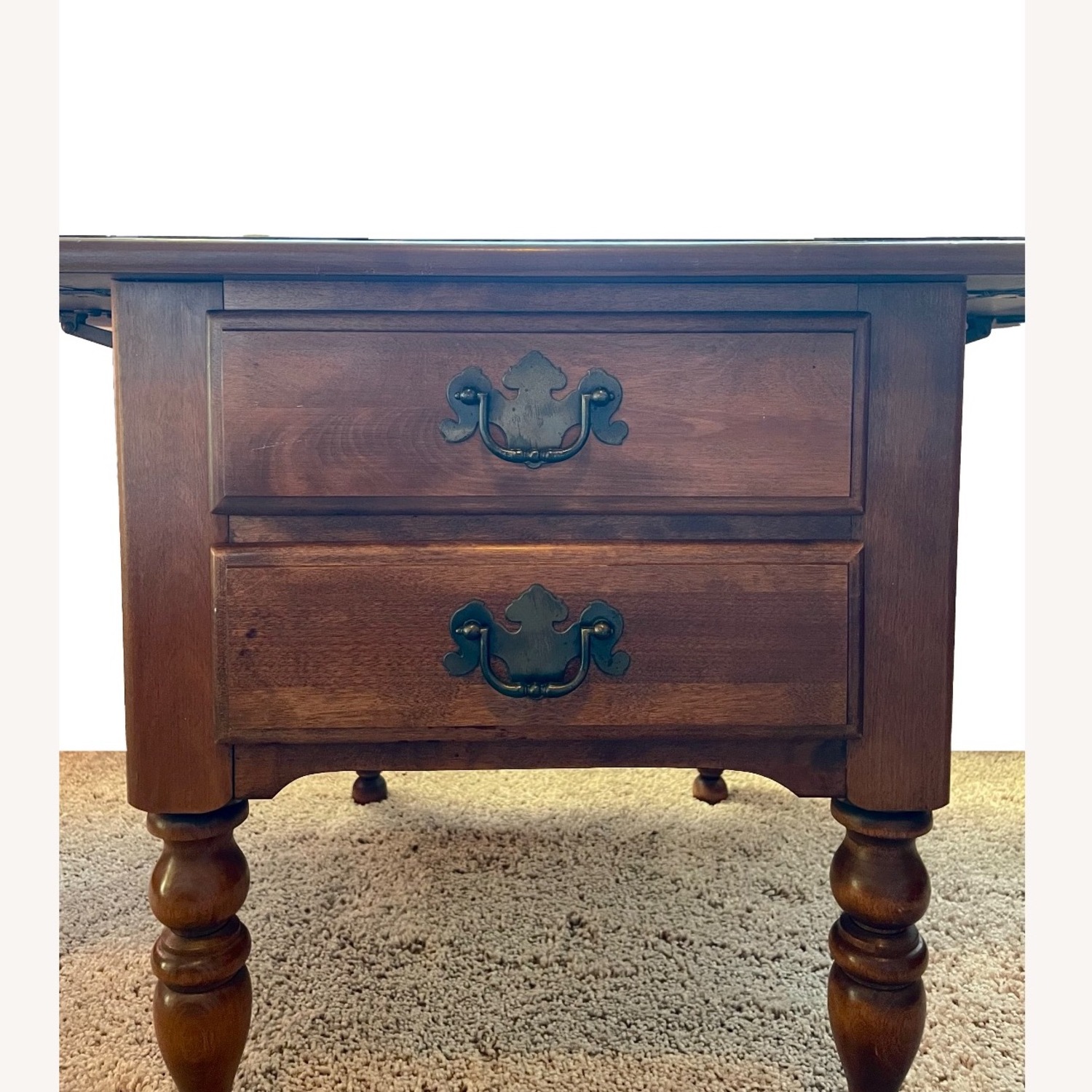 Ethan Allen Wood Side/Coffee Table - image-4