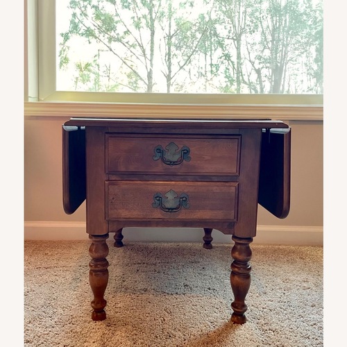 Used Ethan Allen Wood Side/Coffee Table for sale on AptDeco