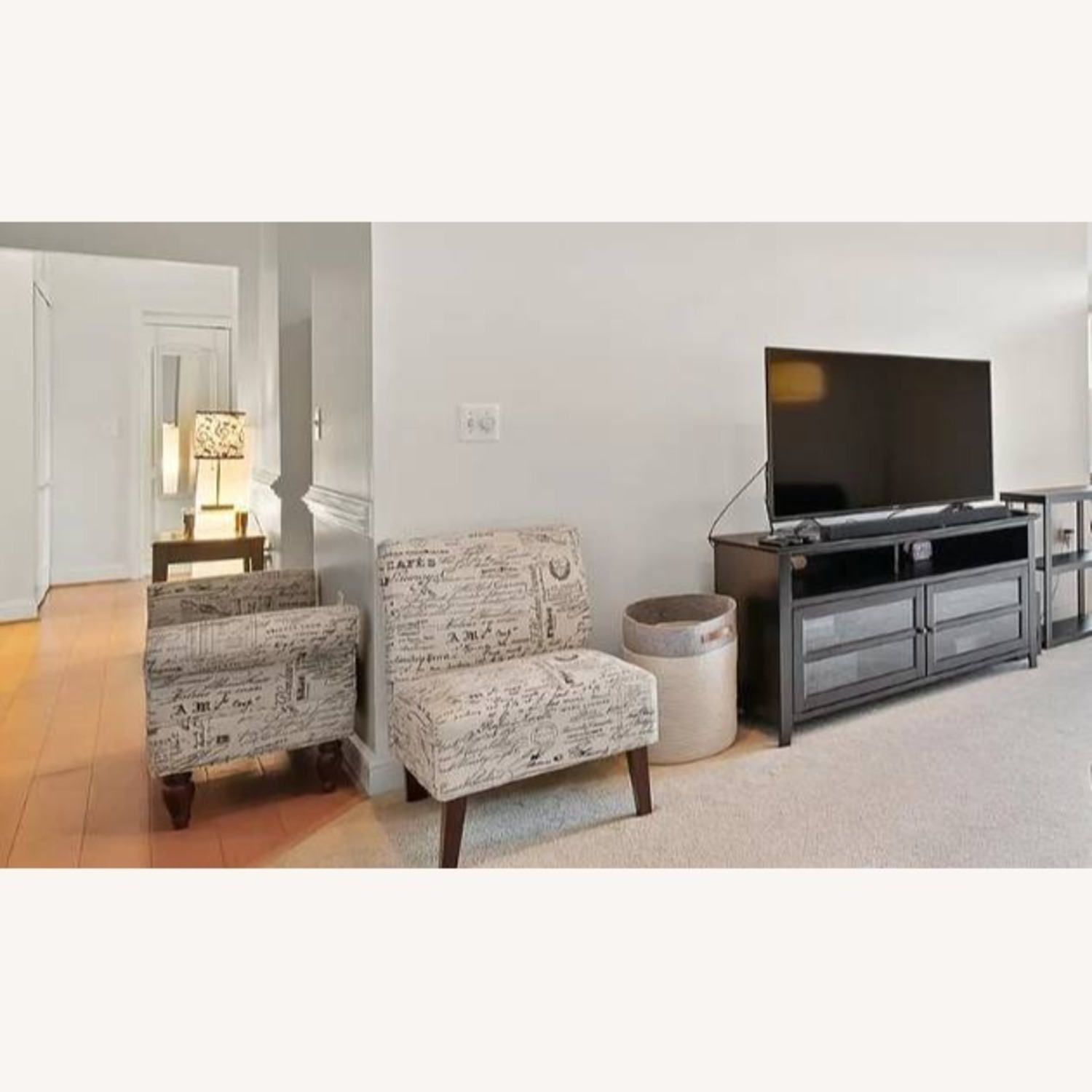 Wayfair Cashawn Printed Upholstered Accent Chair - image-1