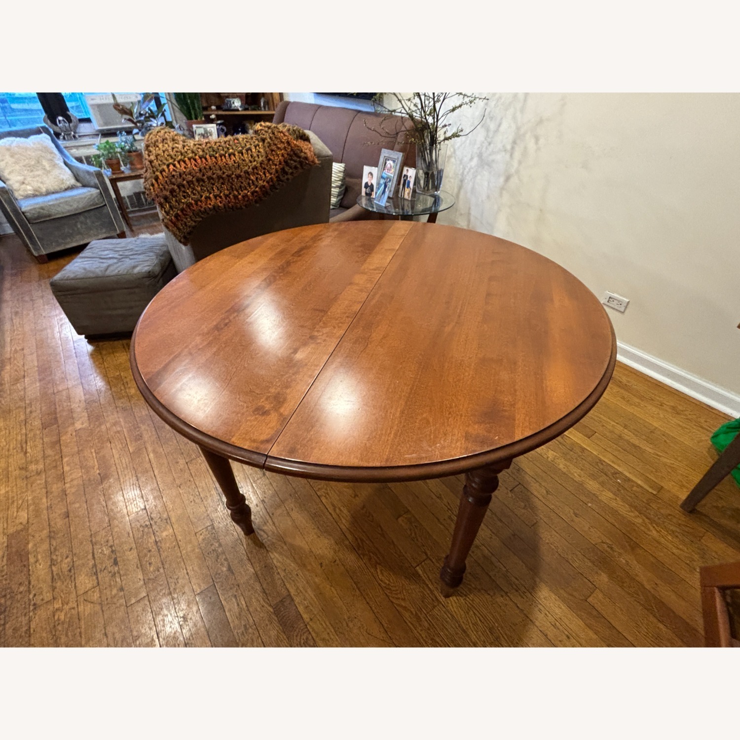 Antique Circular Dining Table - image-1