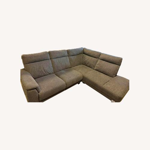 Used Dark Gray Fabric 2 Piece Sectional for sale on AptDeco