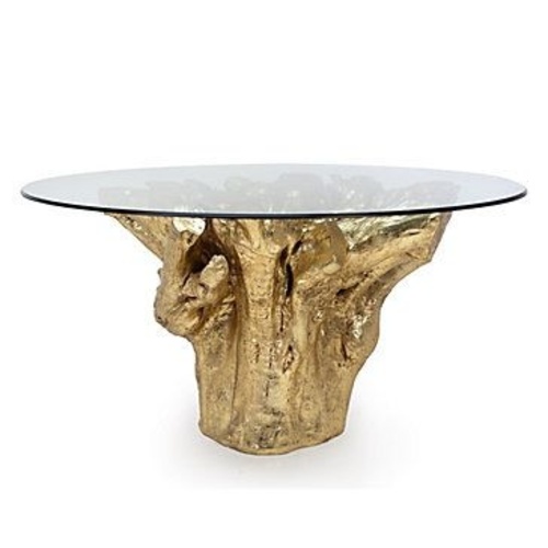 Used Gold Sequoia Dining Table for sale on AptDeco