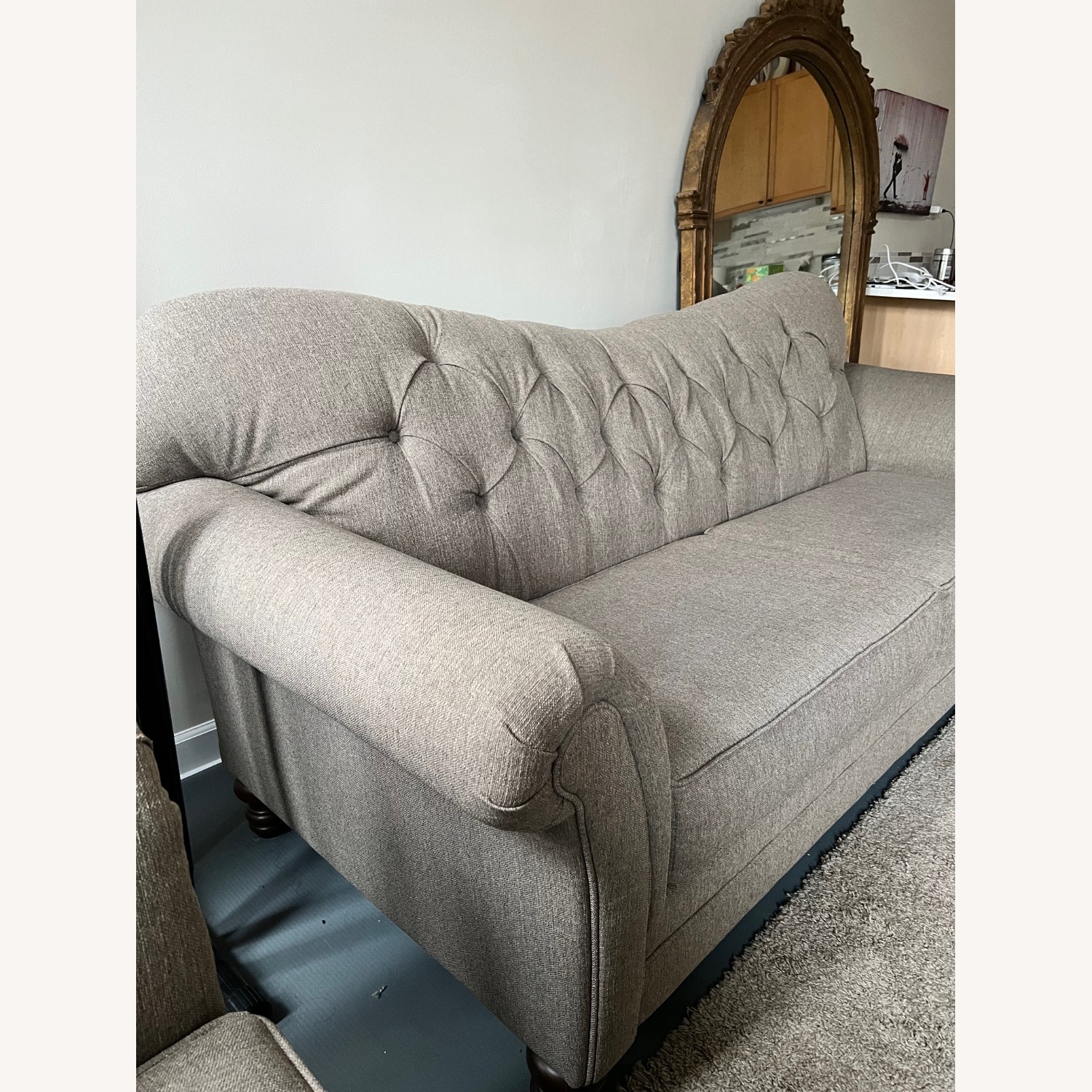 Bob's Discount Furniture Natural Sleeper Sofa - image-5