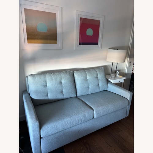 Used Crate & Barrel Bowen Tufted Queen Sleeper Sofa for sale on AptDeco