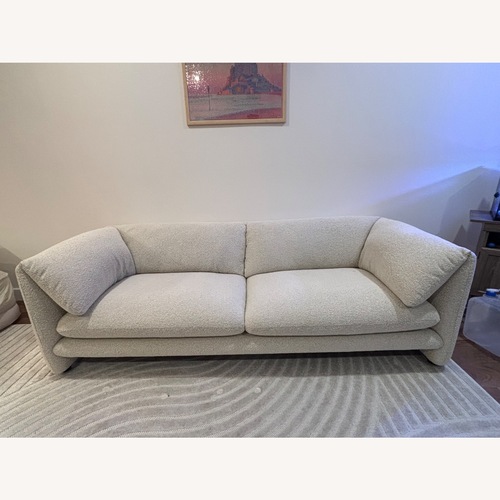 Used Castlery Lucas White Boucle 2 Seater Sofa for sale on AptDeco
