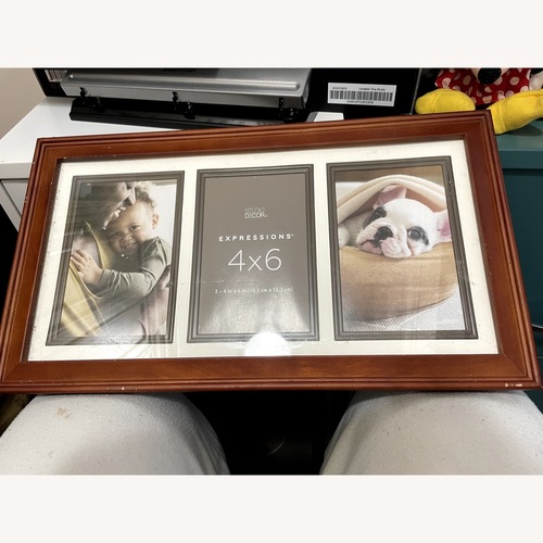 Used Light Brown Wood Picture Frame for sale on AptDeco