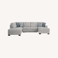 Raymour & Flanigan Light Gray Sleeper Sofa