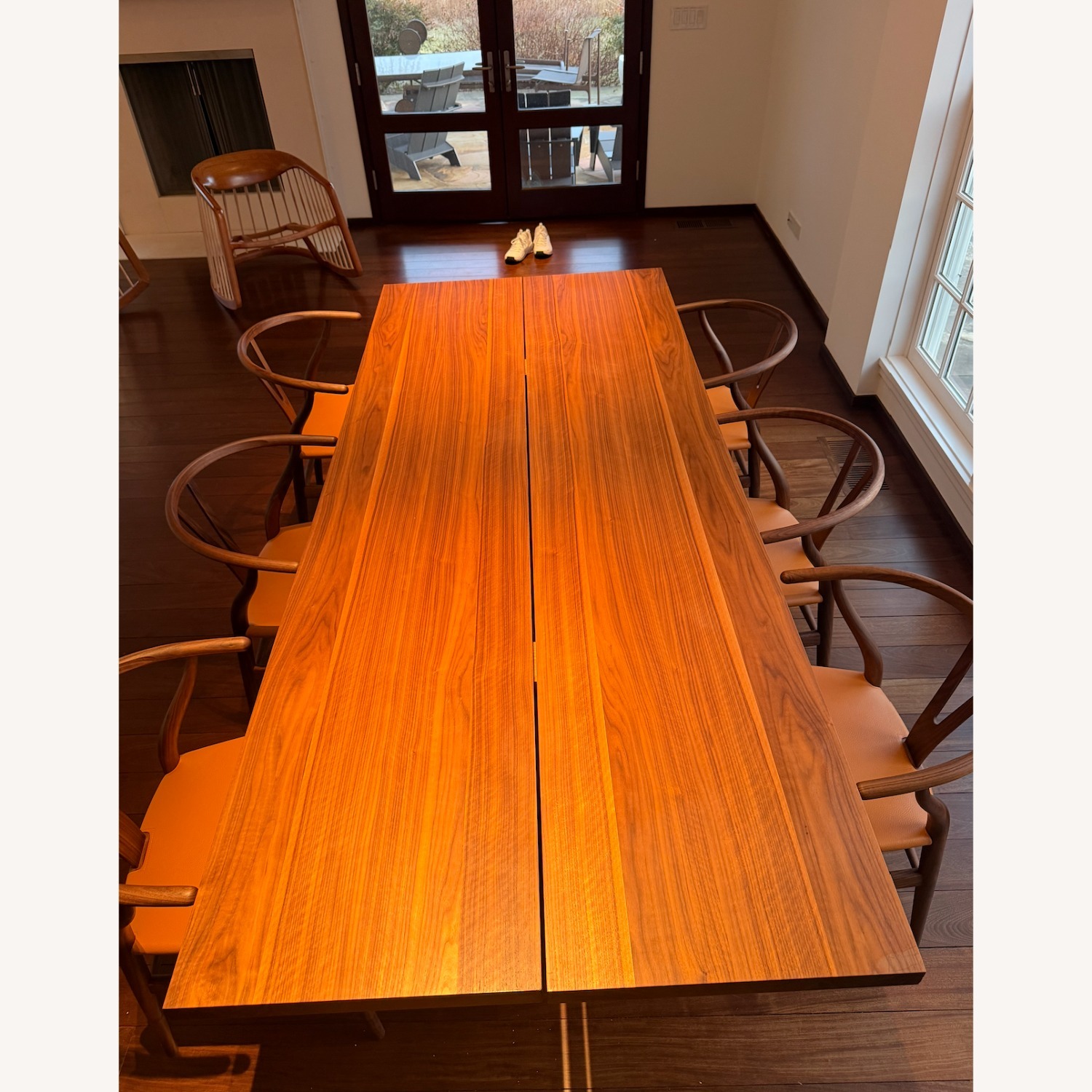 Design Within Reach Dark Brown Wood Dining Table - image-4