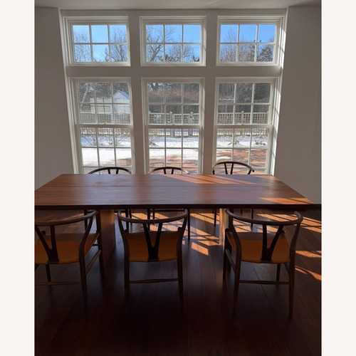 Used Design Within Reach Dark Brown Wood Dining Table for sale on AptDeco