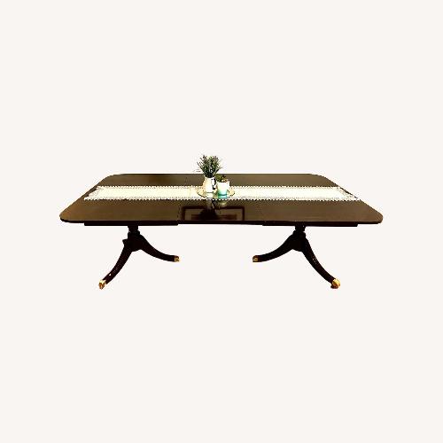 Used Kindel Furniture Oxford Wood Dining Table for sale on AptDeco