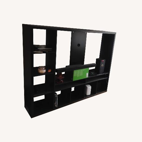 Used Black Entertainment Center for sale on AptDeco