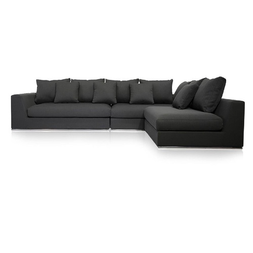 Used Modani Gianni Dark Gray Fabric 2 Piece Sectional for sale on AptDeco