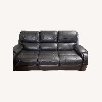 Leather Recliner Sofa with USB/Ac Connector 