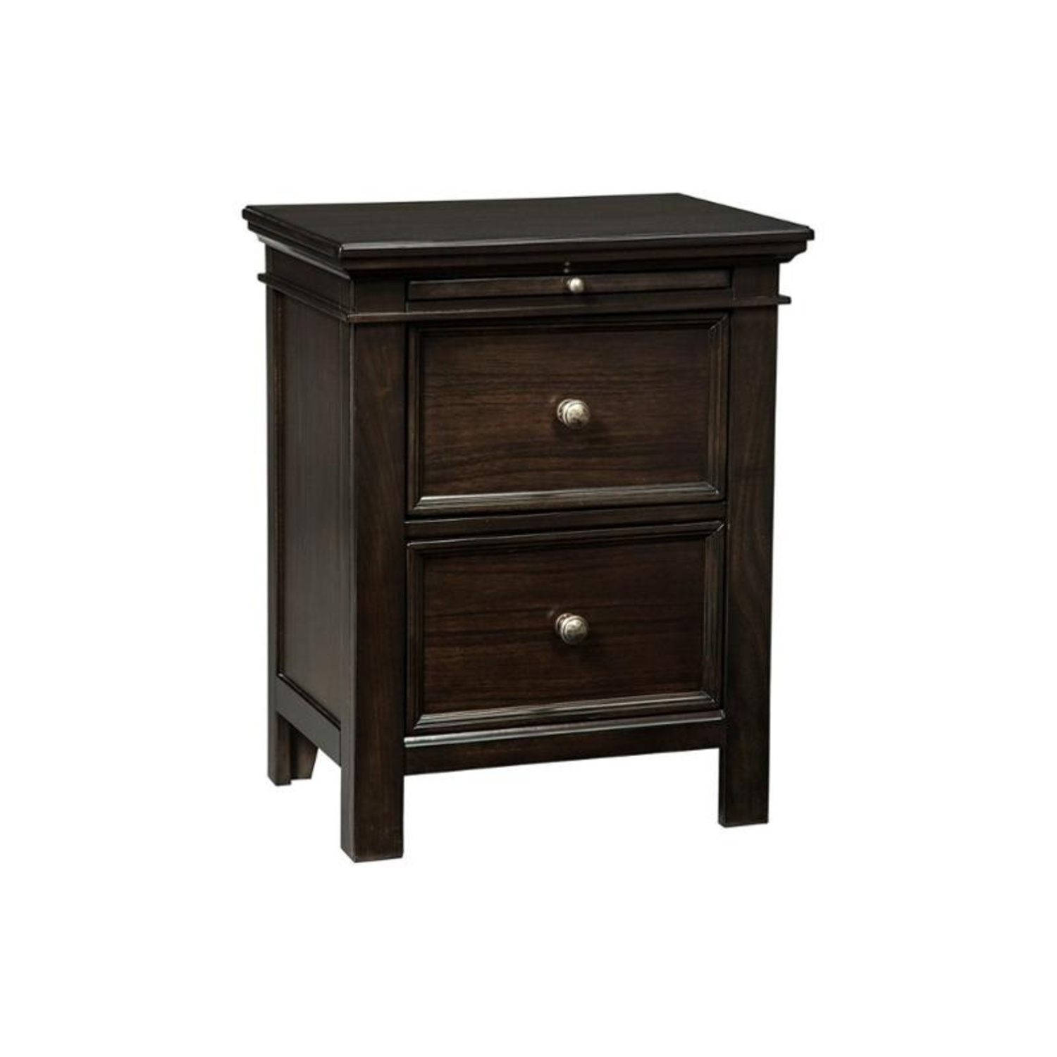 Ashley Furniture Dark Brown Nightstand - image-0