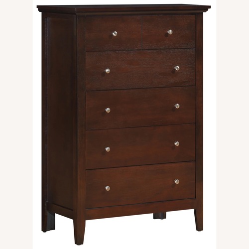 Used Cappuccino 5-Drawer Dressers (Matching Pair) for sale on AptDeco