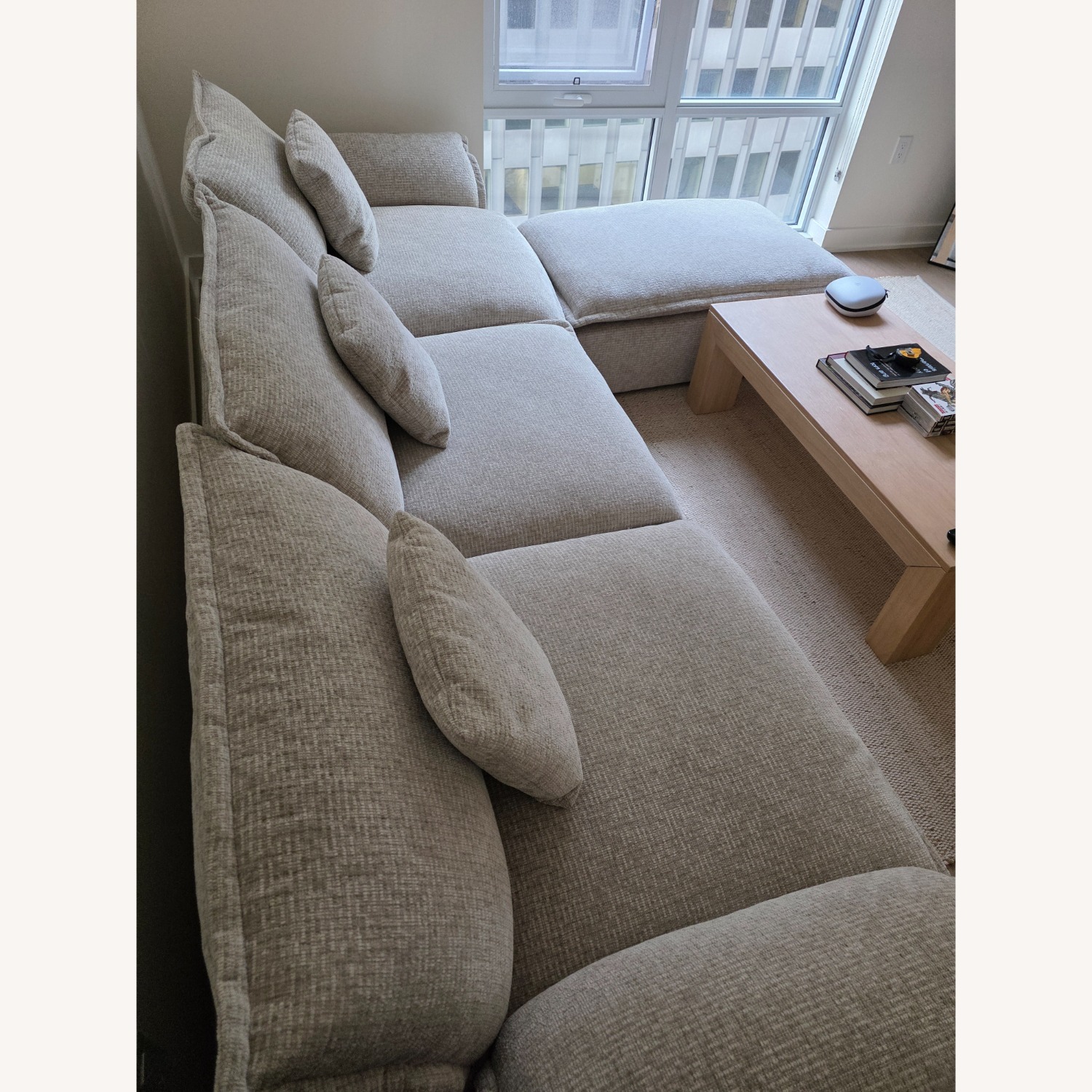 Beige / Natural 4-Piece Modular Sectional - image-6