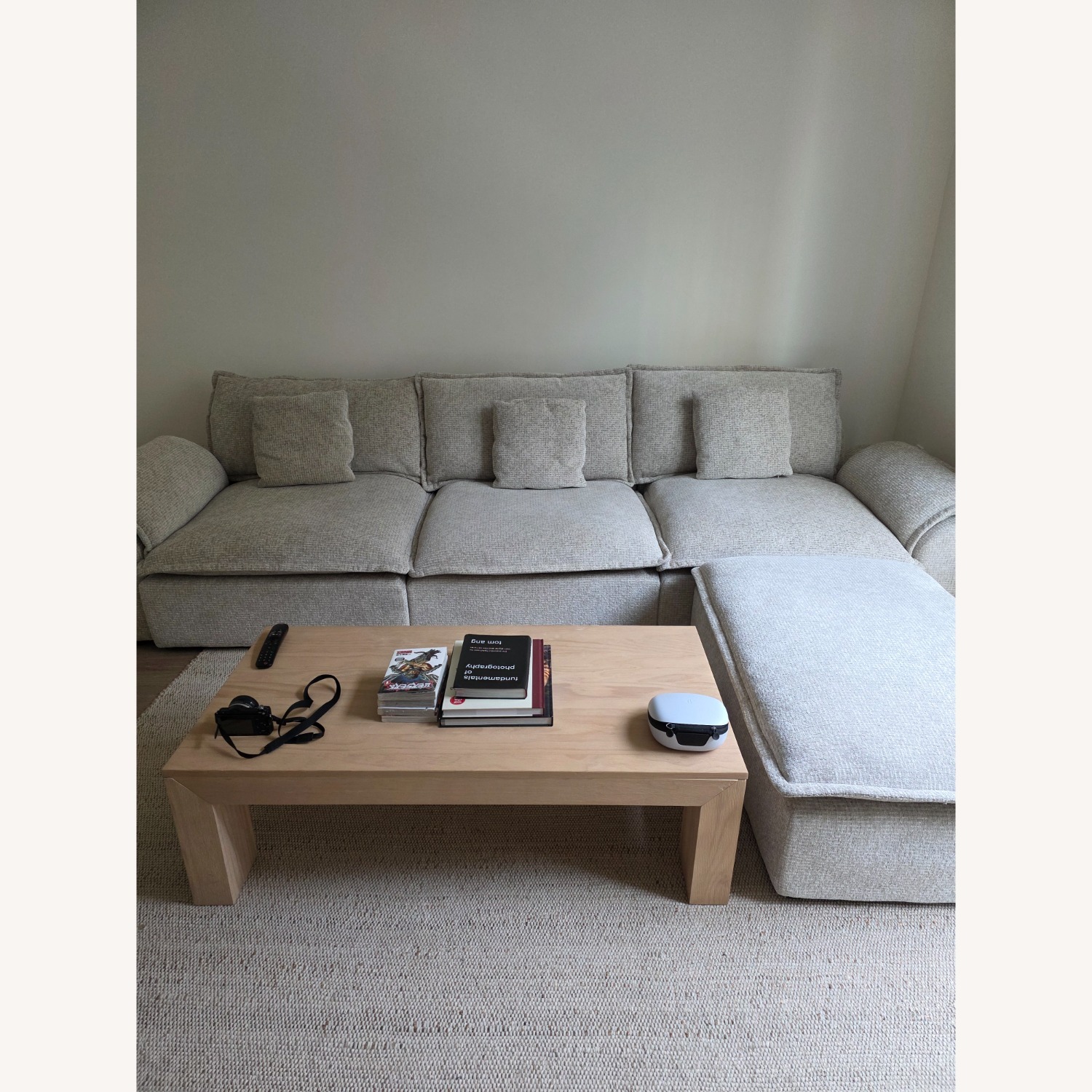 Beige / Natural 4-Piece Modular Sectional - image-3