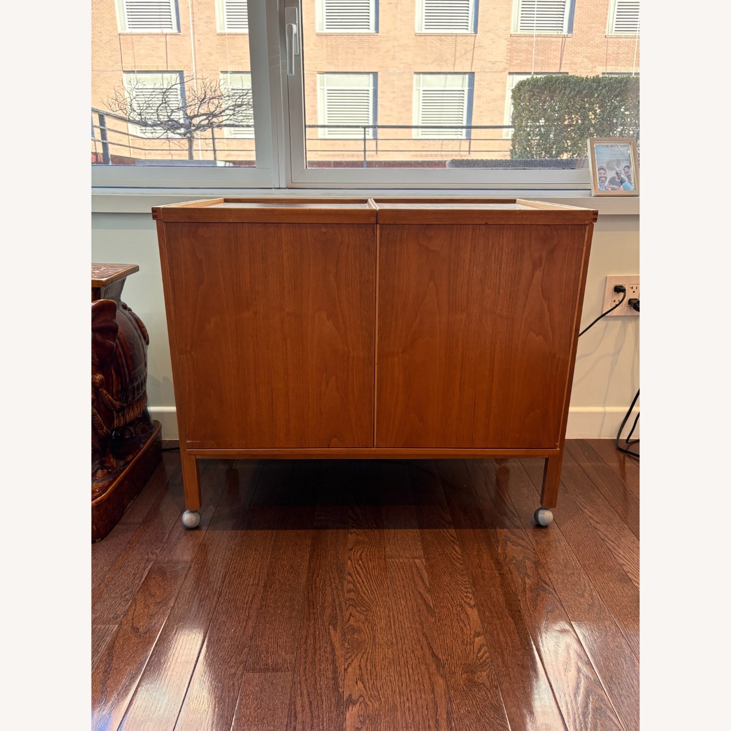 Midcentury Scandinavian Expandable Bar Cart - image-4