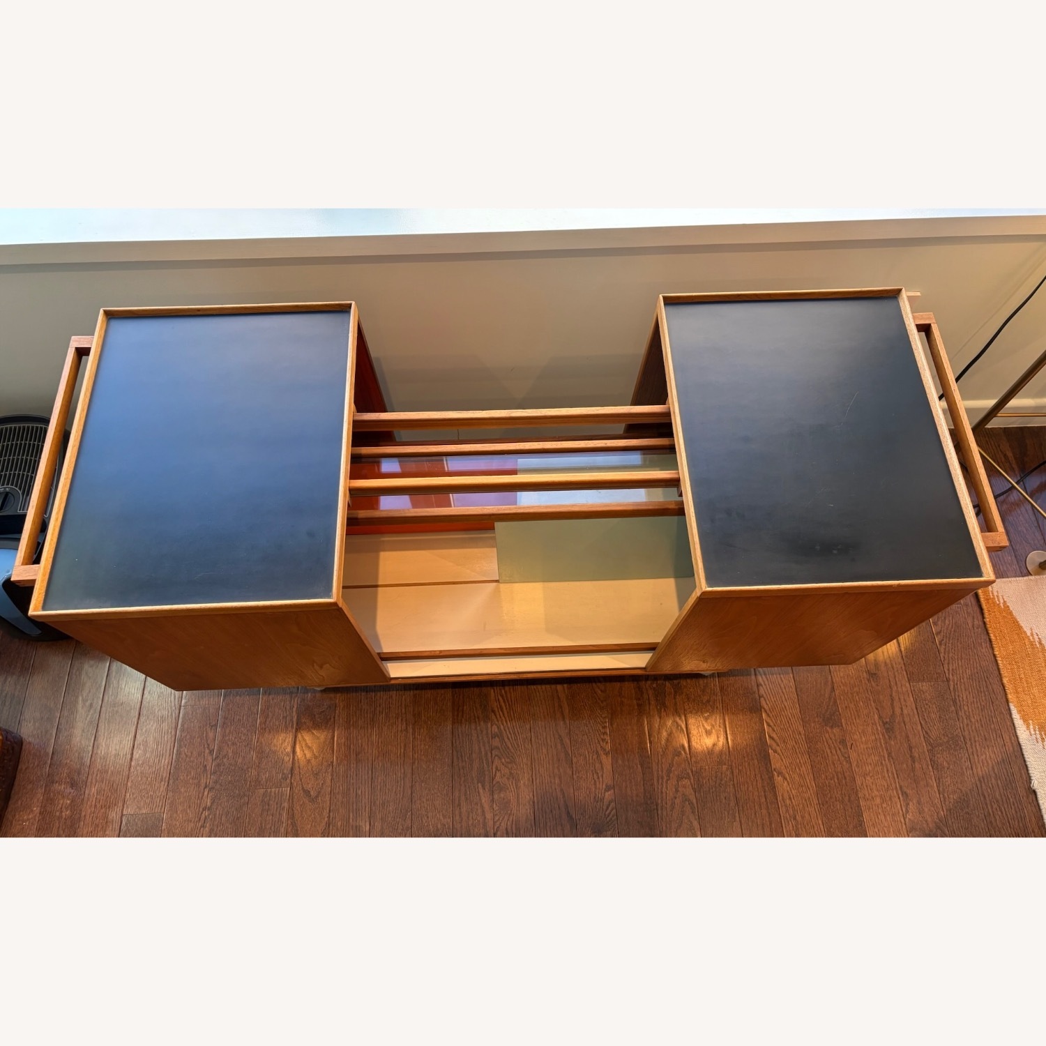 Midcentury Scandinavian Expandable Bar Cart - image-2