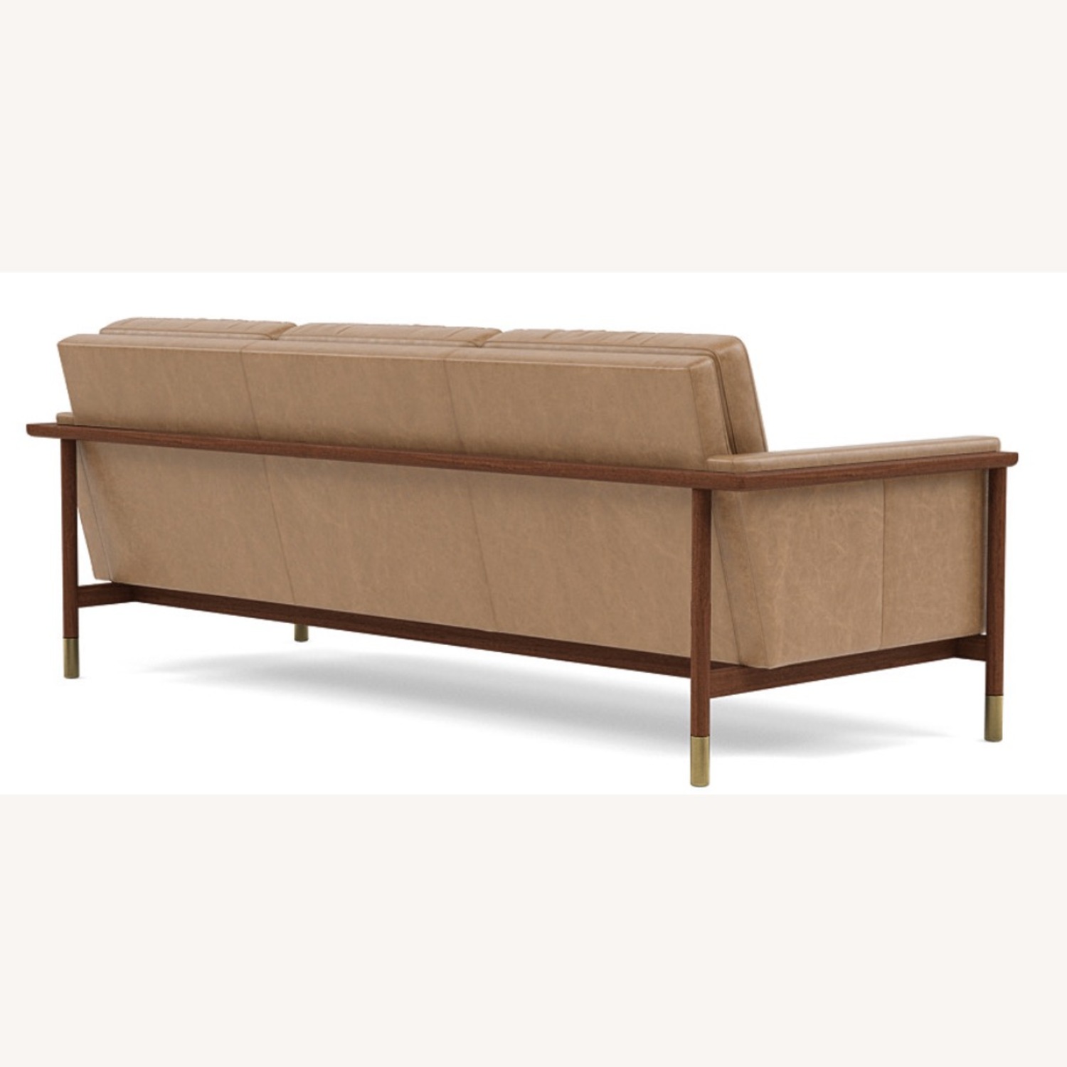 Interior Define Jason Wu Brown Leather Sofa - image-2