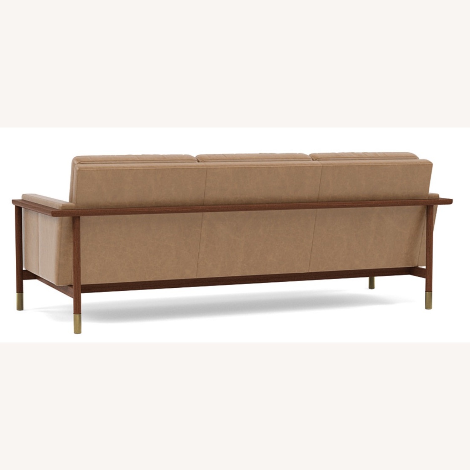 Interior Define Jason Wu Brown Leather Sofa - image-3