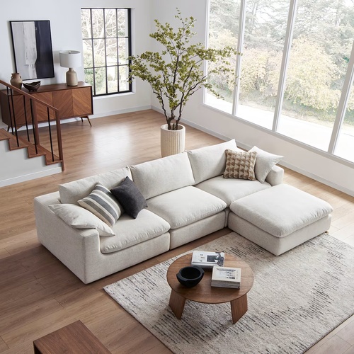 Used Castlery Dawson Natural 3+ Piece Sectional for sale on AptDeco