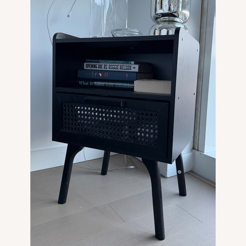 Used Wayfair Black Nightstand for sale on AptDeco