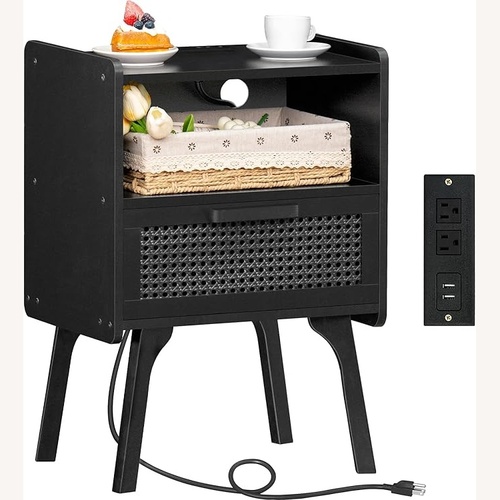 Used Wayfair Black Nightstand for sale on AptDeco