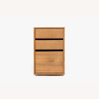 Natural Wood Bookcase