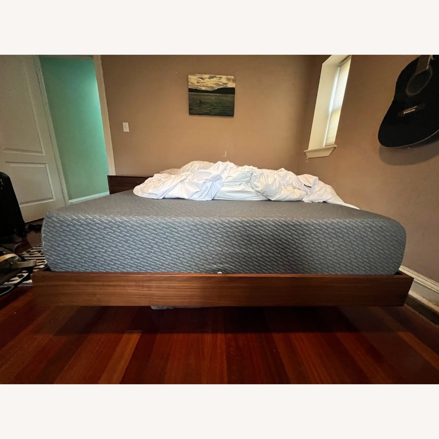 Article Basi Walnut Queen Floating Platform Bed - image-9