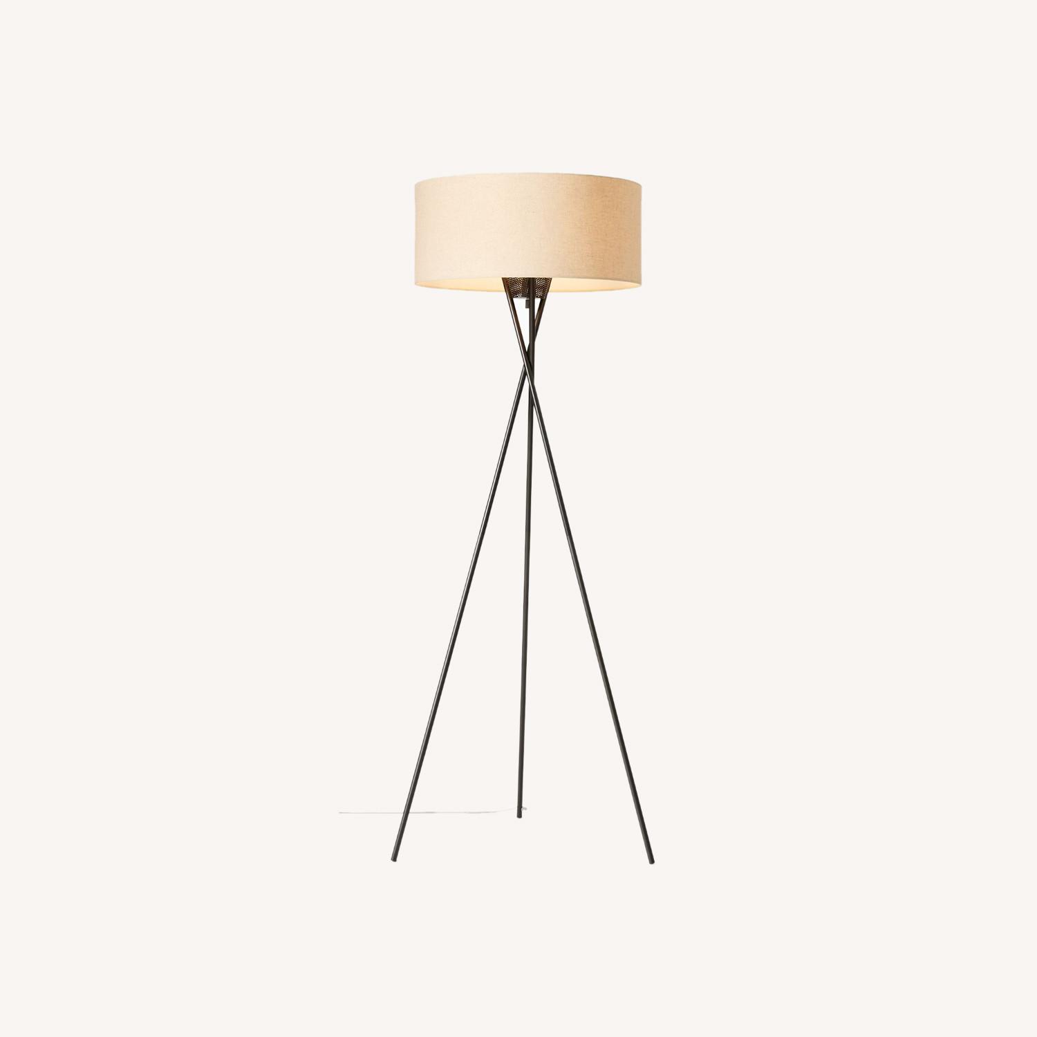 West Elm Mid-Century Tripod Floor Lamp (66") - image-0