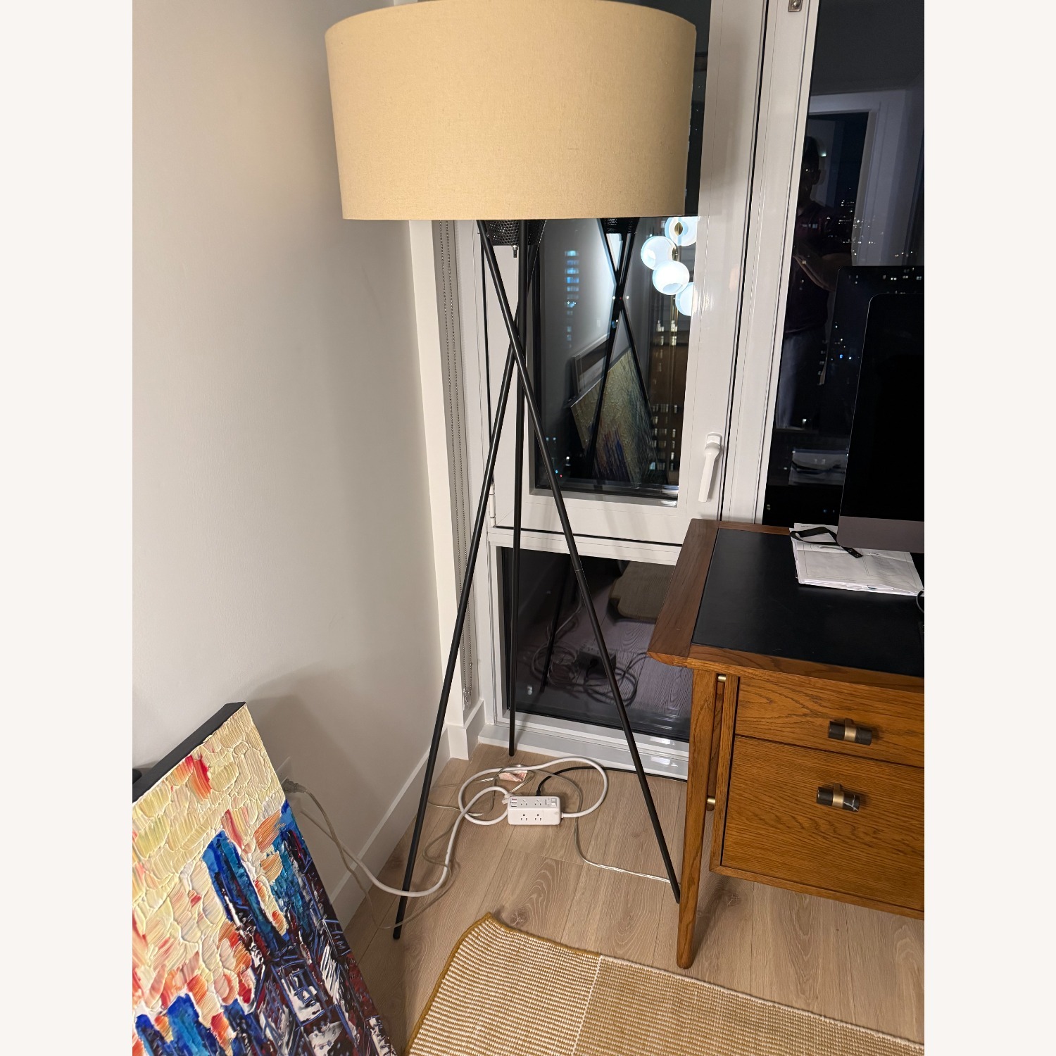 West Elm Mid-Century Tripod Floor Lamp (66") - image-1