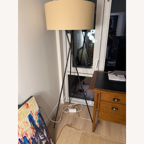 Used West Elm Mid-Century Tripod Floor Lamp (66") for sale on AptDeco