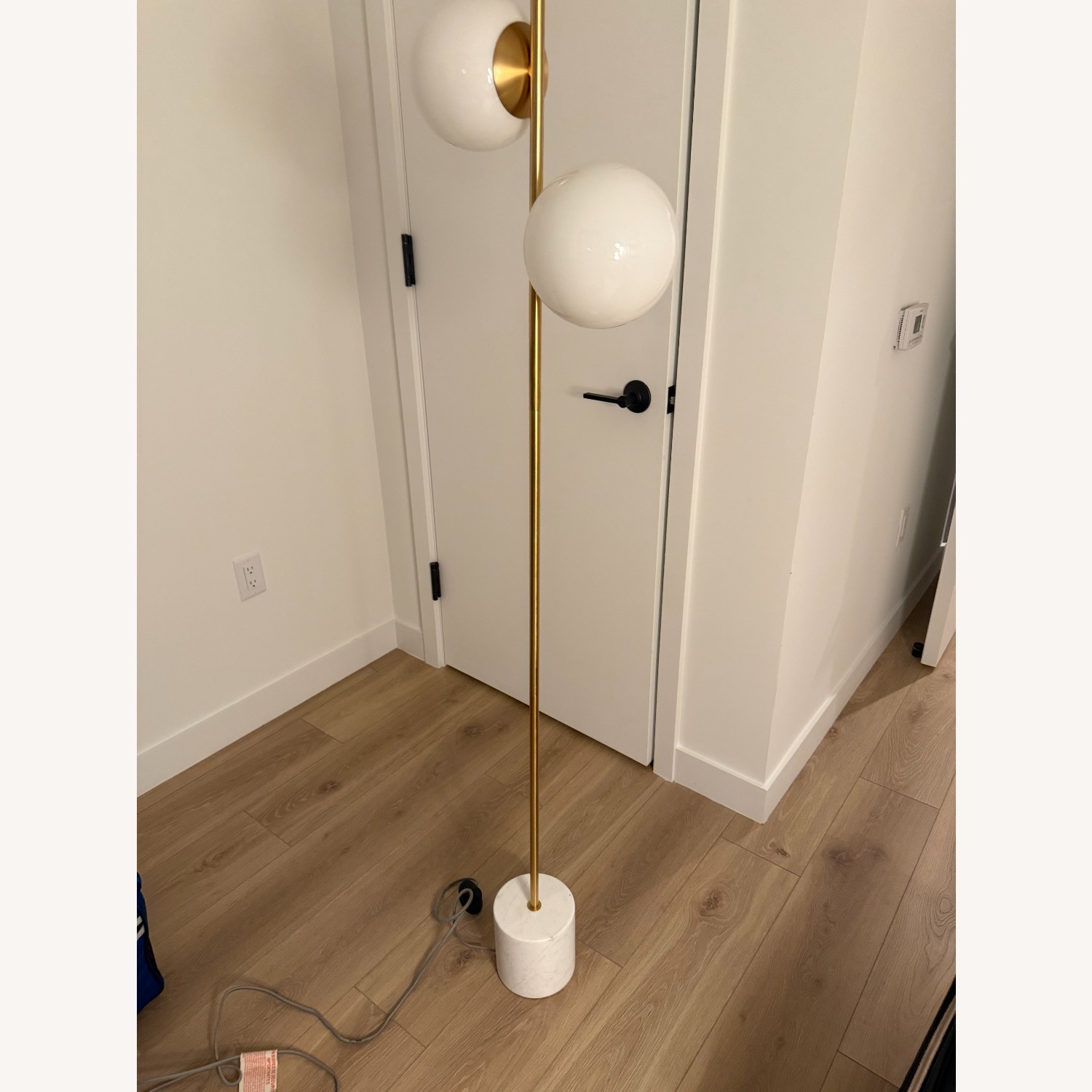 West Elm Sphere & Stem 2-Light Floor Lamp (62") - image-1